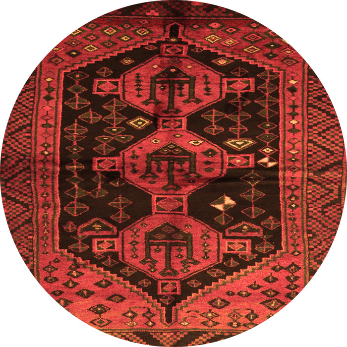 Square Persian Orange Traditional Rug, tr1996org