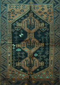Persian Turquoise Traditional Rug, tr1996turq