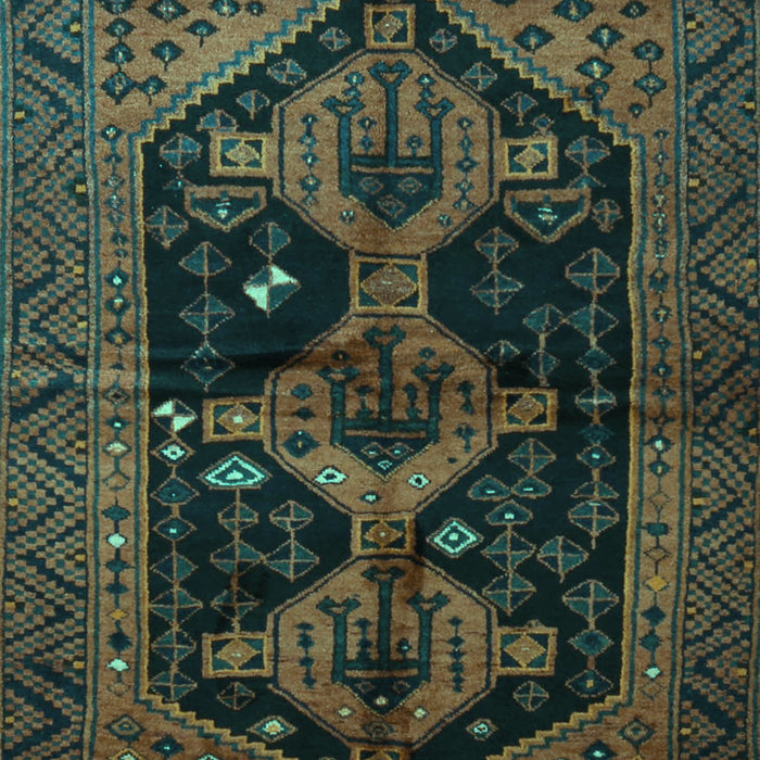 Persian Turquoise Traditional Rug, tr1996turq