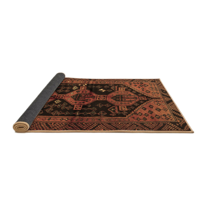 Sideview of Persian Brown Traditional Rug, tr1996brn