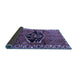 Sideview of Persian Blue Traditional Rug, tr1997blu