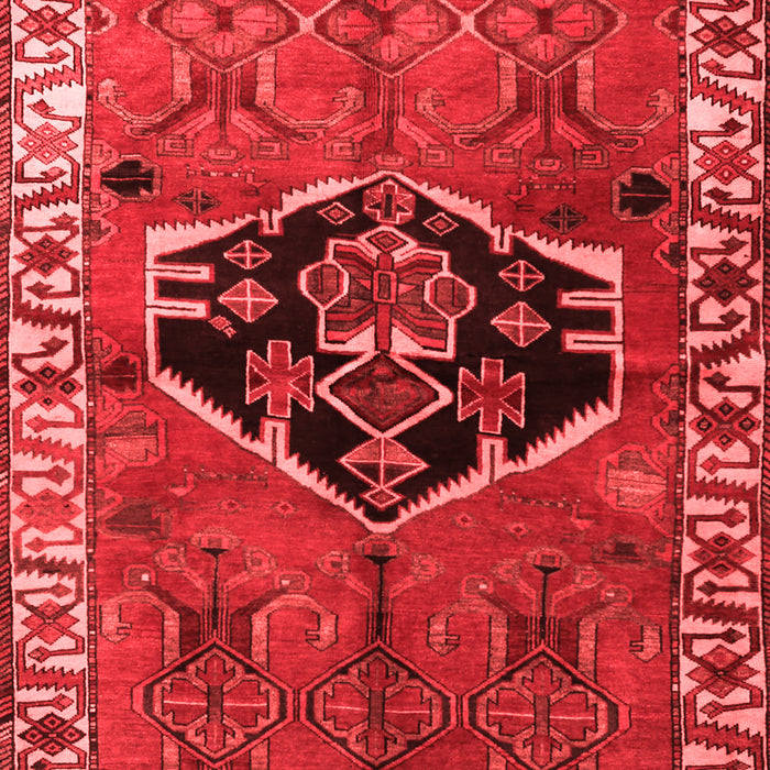 Machine Washable Persian Red Traditional Rug, wshtr1997red