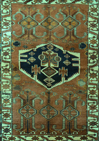 Persian Turquoise Traditional Rug, tr1997turq