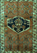 Persian Turquoise Traditional Rug, tr1997turq