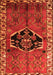 Serging Thickness of Machine Washable Persian Orange Traditional Area Rugs, wshtr1997org