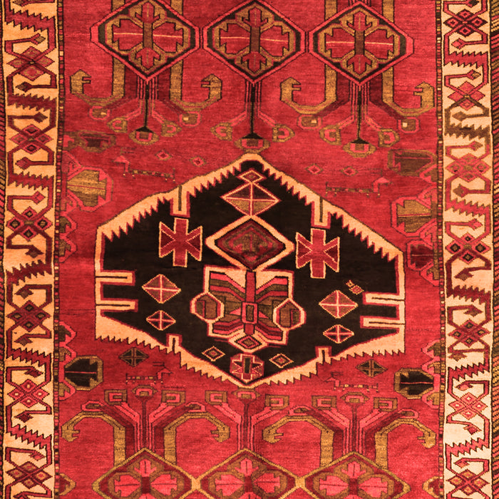 Serging Thickness of Machine Washable Persian Orange Traditional Area Rugs, wshtr1997org