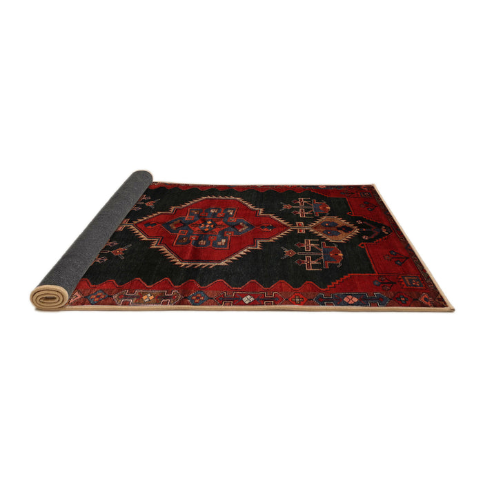 Sideview of Traditional Bakers Brown Persian Rug, tr1998
