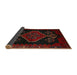 Sideview of Traditional Bakers Brown Persian Rug, tr1998
