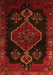 Serging Thickness of Machine Washable Persian Orange Traditional Area Rugs, wshtr1998org