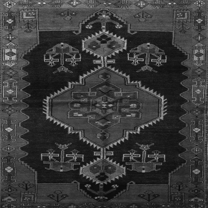 Serging Thickness of Persian Gray Traditional Rug, tr1998gry