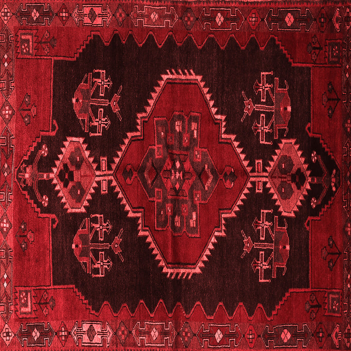 Machine Washable Persian Red Traditional Rug, wshtr1998red