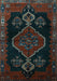 Machine Washable Persian Light Blue Traditional Rug, wshtr1998lblu