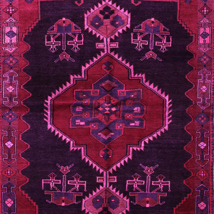 Machine Washable Persian Pink Traditional Rug, wshtr1998pnk