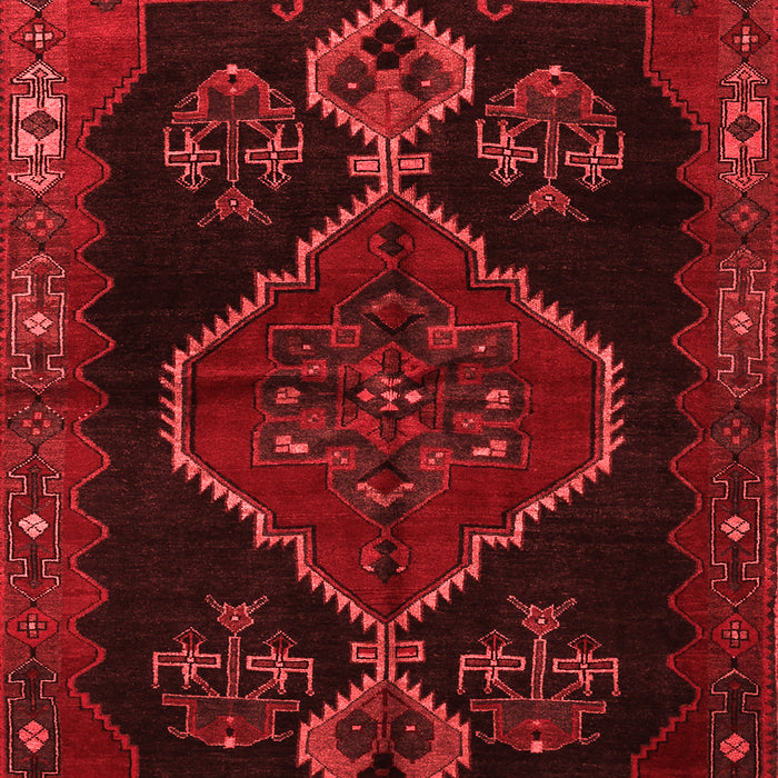 Machine Washable Persian Red Traditional Rug, wshtr1998red
