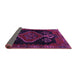 Sideview of Persian Purple Traditional Rug, tr1998pur