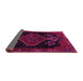 Sideview of Persian Pink Traditional Rug, tr1998pnk