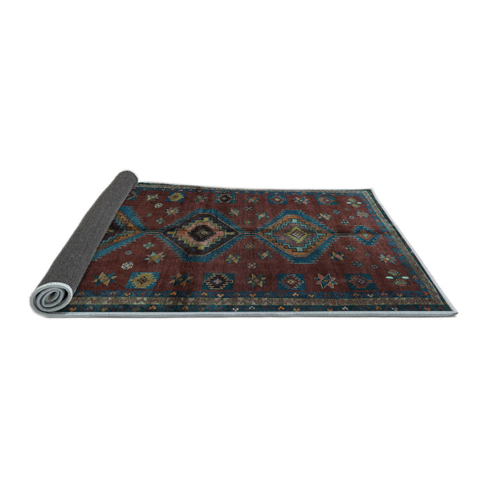 Sideview of Persian Light Blue Traditional Rug, tr1999lblu