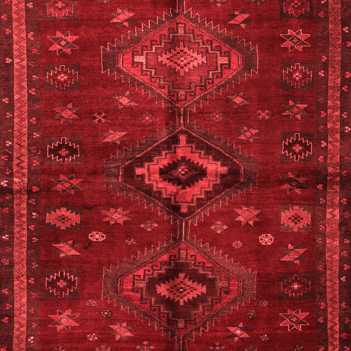 Machine Washable Persian Red Traditional Rug, wshtr1999red
