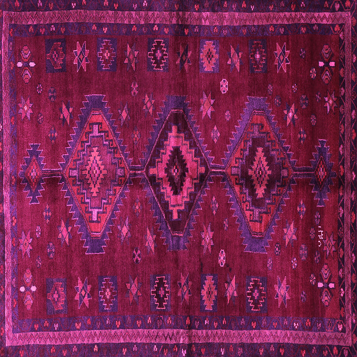 Square Persian Pink Traditional Rug, tr1999pnk