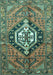 Persian Turquoise Traditional Rug, tr199turq