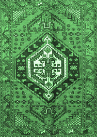 Persian Emerald Green Traditional Rug, tr199emgrn