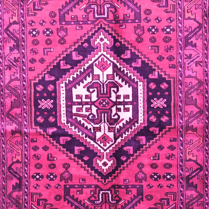 Machine Washable Persian Pink Traditional Rug, wshtr199pnk