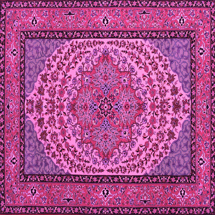 Square Persian Pink Traditional Rug, tr1pnk