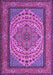 Machine Washable Persian Purple Traditional Area Rugs, wshtr1pur