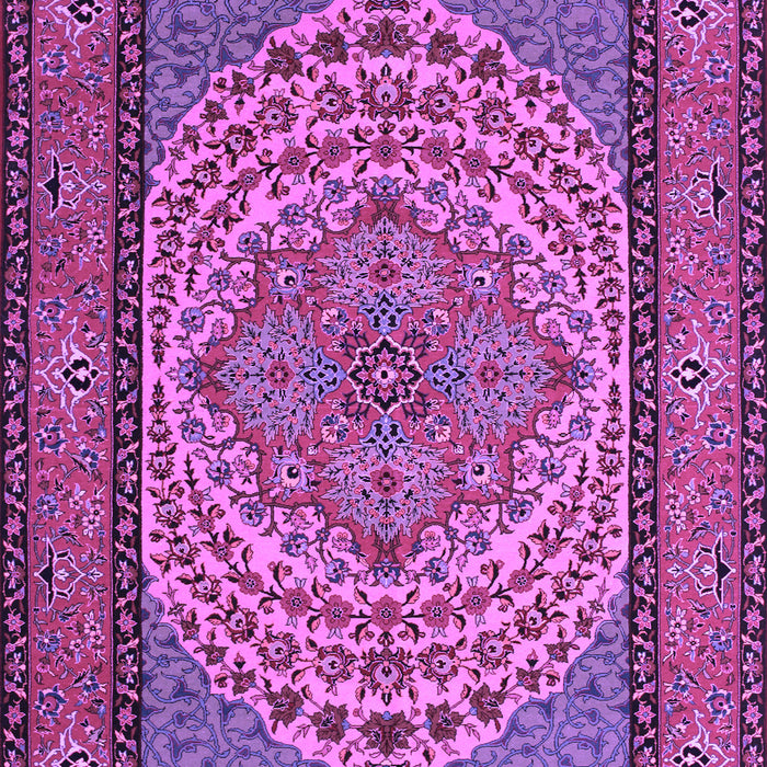 Machine Washable Persian Purple Traditional Area Rugs, wshtr1pur