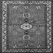 Serging Thickness of Persian Gray Traditional Rug, tr2000gry