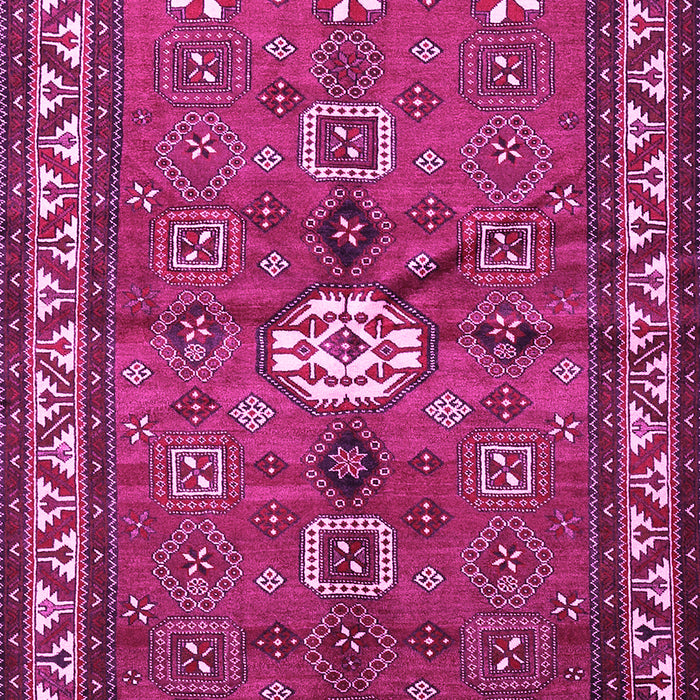 Machine Washable Persian Pink Traditional Rug, wshtr2000pnk