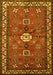 Machine Washable Persian Yellow Traditional Rug, wshtr2000yw