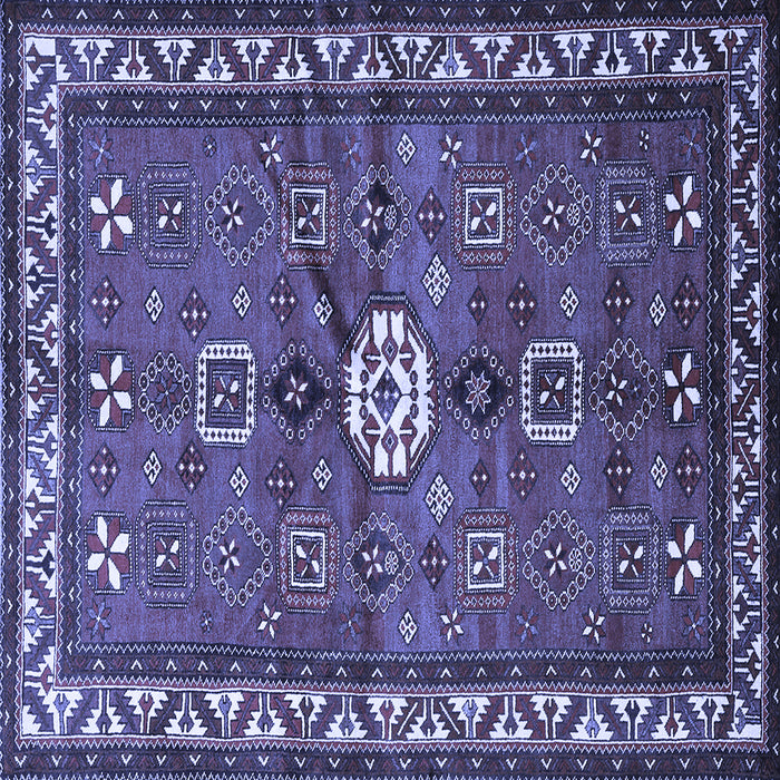 Square Persian Blue Traditional Rug, tr2000blu