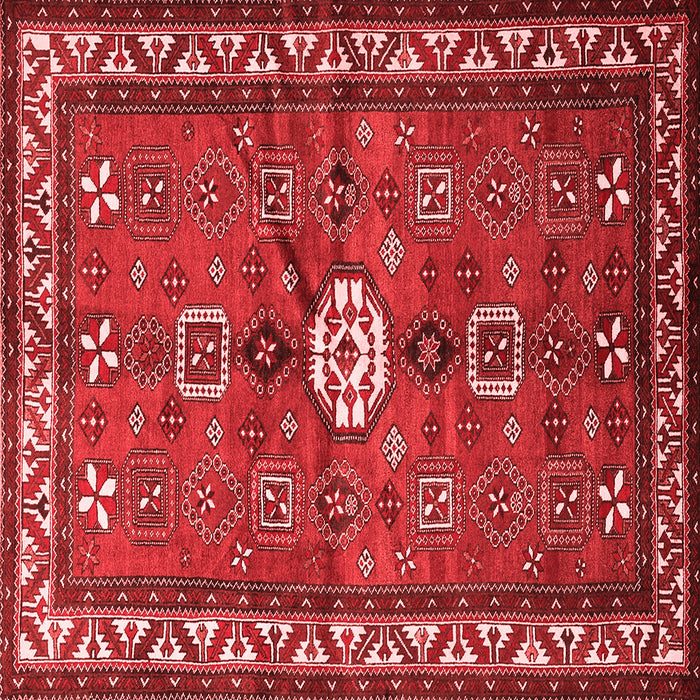 Machine Washable Persian Red Traditional Rug, wshtr2000red