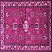 Square Persian Pink Traditional Rug, tr2000pnk