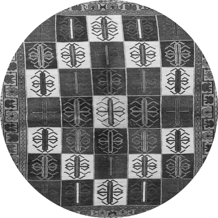 Square Persian Gray Traditional Rug, tr2001gry