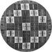 Square Persian Gray Traditional Rug, tr2001gry