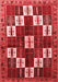 Persian Red Traditional Area Rugs