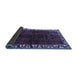 Sideview of Persian Blue Traditional Rug, tr2002blu