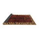 Sideview of Persian Brown Traditional Rug, tr2002brn