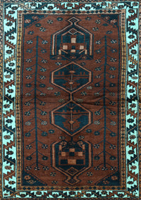 Persian Light Blue Traditional Rug, tr2002lblu