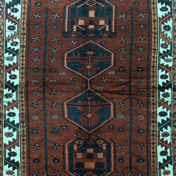 Machine Washable Persian Light Blue Traditional Rug, wshtr2002lblu
