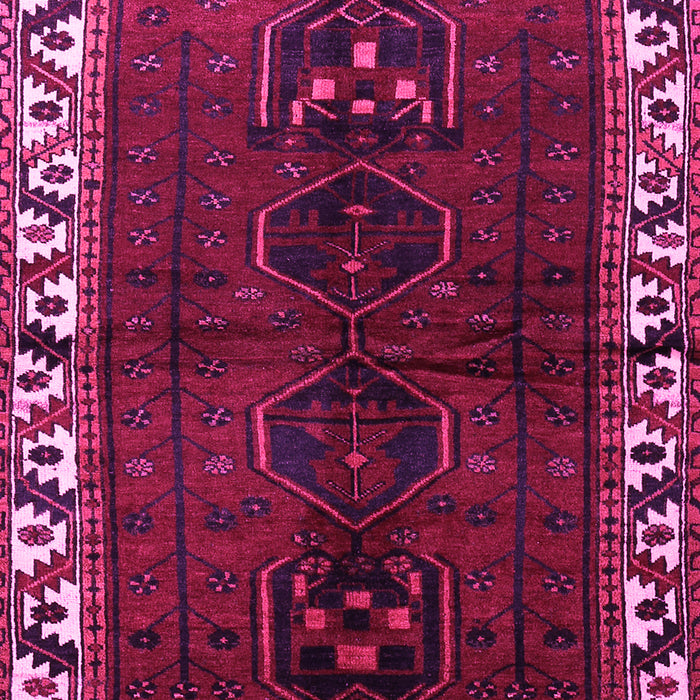 Machine Washable Persian Pink Traditional Rug, wshtr2002pnk