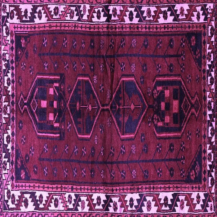 Square Persian Purple Traditional Rug, tr2002pur