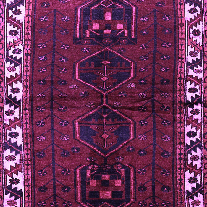 Machine Washable Persian Purple Traditional Area Rugs, wshtr2002pur