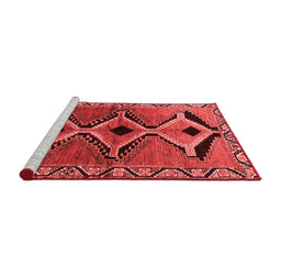 Country Red Washable Rugs