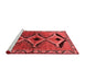 Country Red Washable Rugs