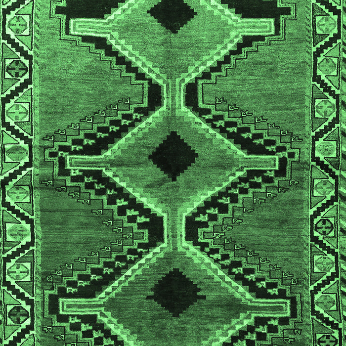Southwestern Emerald Green Country Rug, tr2003emgrn
