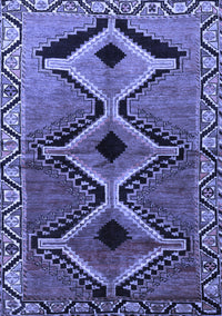 Southwestern Blue Country Rug, tr2003blu