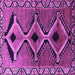 Square Machine Washable Southwestern Purple Country Area Rugs, wshtr2003pur